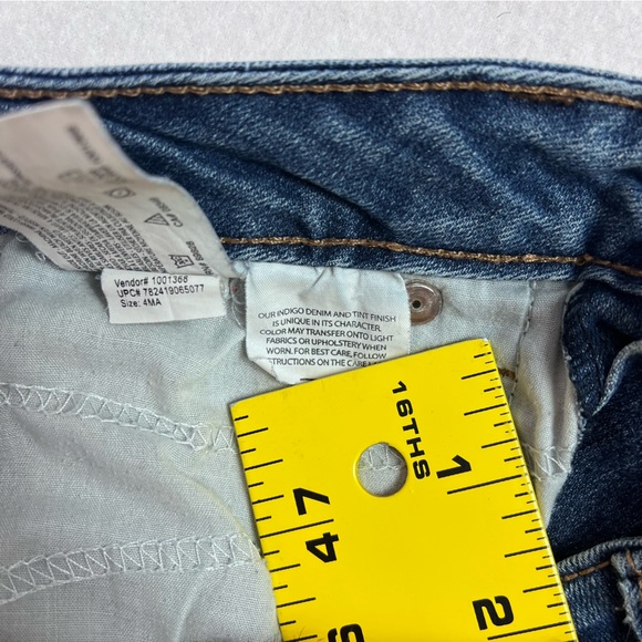 Nine West Curvy Straight  cotton blend denim Blue jeans size 4 - Picture 7 of 16